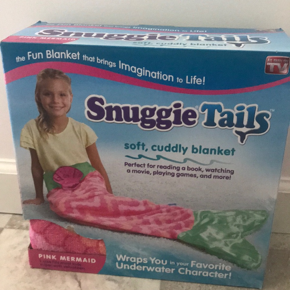 Pink Mermaid Snuggie Tails